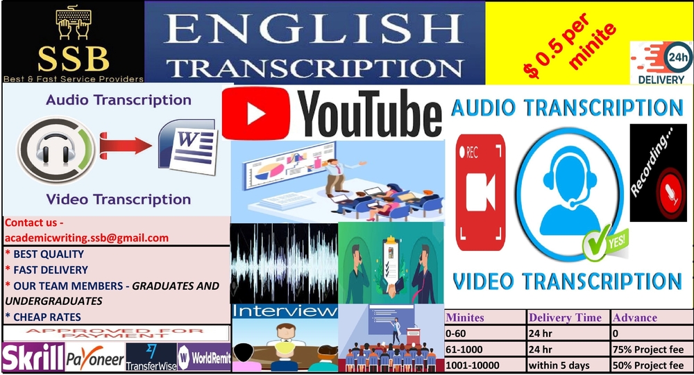 SSB English Transcription